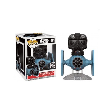 Funko Pop! Star Wars - Kylo Ren on TIE Fighter Deluxe Vinyl Figure 4-inch Scale