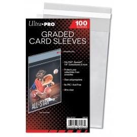 protection Ultra Pro Card Supplies 100 Graded Standard Card Sleeves psa ou pca