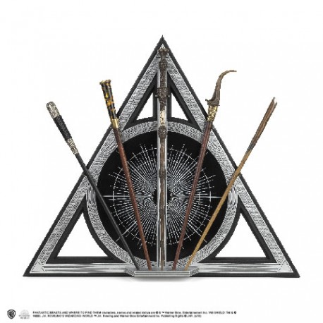 Présentoir 5 baguettes Reliques de la Mort Les Crimes de Grindelwald  Animaux Fantastiques - Dream of Figure