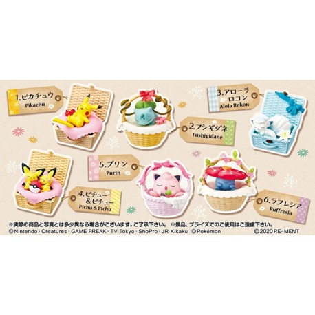 Pokemon Forest 4 PIKACHU Sakura 6pcs ensemble complet Candy Toy avec suivi NEUF