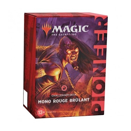 Wizards of the Coast - Magic the Gathering - Deck - Deck Challenger Pioneer 2021 - Mono rouge brulant (Français)