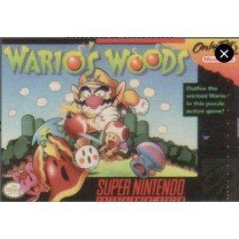retro gaming jeu video occasion super nintendo : Wario's Woods