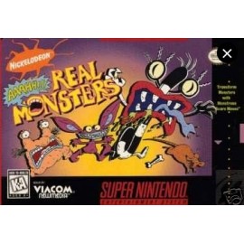 retro gaming jeu video occasion super nintendo : Aaahh!!! Real Monsters