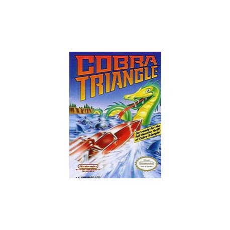retro gaming jeu video occasion nintendo NES : cobra triangle