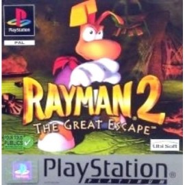 retro gaming jeu video occasion ps1 : rayman 2 the great escape