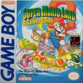 retro gaming jeu video game boy : super mario land 2