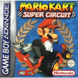 retro gaming jeu video game boy advance : mario kart super circuit
