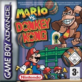 retro gaming jeu video game boy advance : mario donkey kong