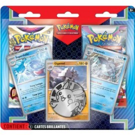 pokemon Pack 2 boosters + 3 cartes promos FRANCAIS