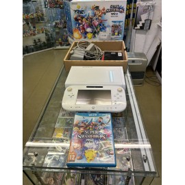 console OFFICIEL Nintendo Wii U Basic Pack console de jeux blanc Super Smash Bros