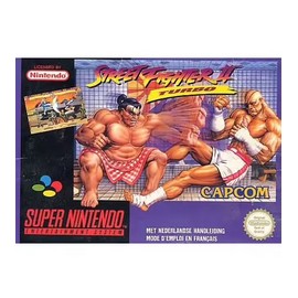 retro gaming jeu video occasion super nintendo :street fighter II turbo