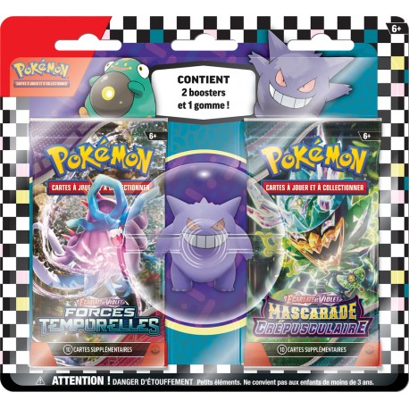 ECTOPLASMA Pokémon - Pokémon : Blister Gomme Rentree des Classes boosters forces temporelles et mascarade crépusculaire