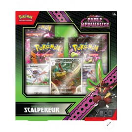 Pokémon Coffret 4 Boosters Scalpereur Illustration Collection FRANCAIS