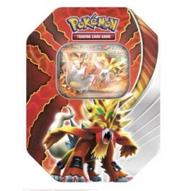 Pokémon JCC Set de 4 Tin box Destinée Paradoxe Français Feu-perçant-ex