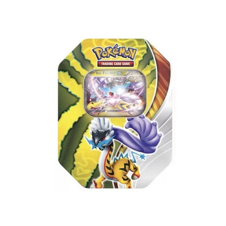 Pokémon JCC Set de 4 Tin box Destinée Paradoxe Français Feu-perçant-ex