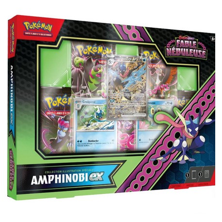 Pokémon Coffret 4 Boosters Scalpereur Illustration Collection FRANCAIS