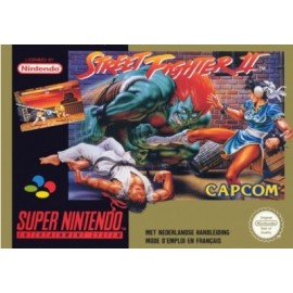 retro gaming jeu video occasion super nintendo :street fighter II