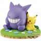 figurine POKEMON - DIORAMA PIKACHU & EVOLI