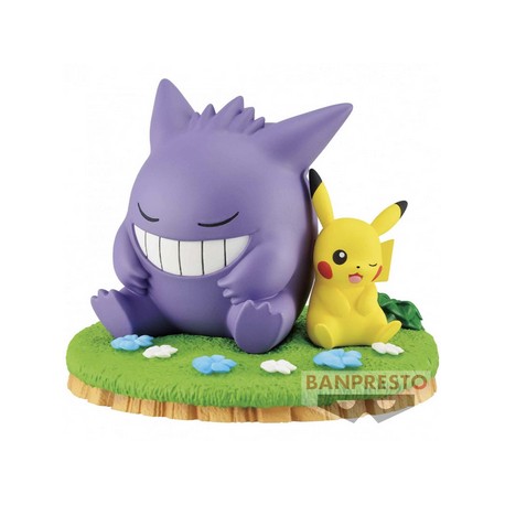 figurine POKEMON - DIORAMA PIKACHU & EVOLI