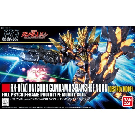 HGUC RX-0 [N] UNICORN GUNDAM 02 BANSHEE NORN [DESTROY MODE] 1/144 - GUNPLA