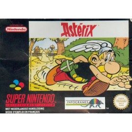 retro gaming jeu video occasion super nintendo : asterix