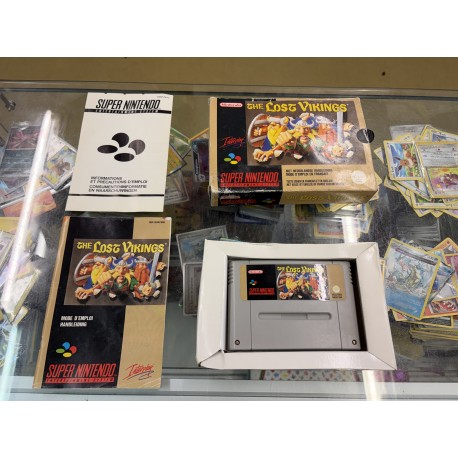 retro gaming jeu video occasion super nintendo : THE LOST VIKINGS